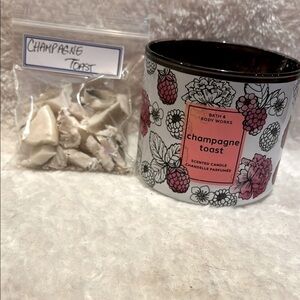 Bath & Body Works Champagne Toast Leftover Wax Melts